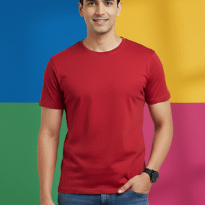 Red Plain T-shirt