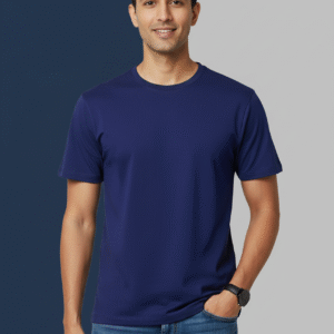 Navy Blue Plain T-Shirt