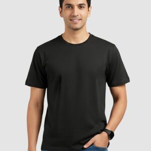 Black Plain T-Shirt