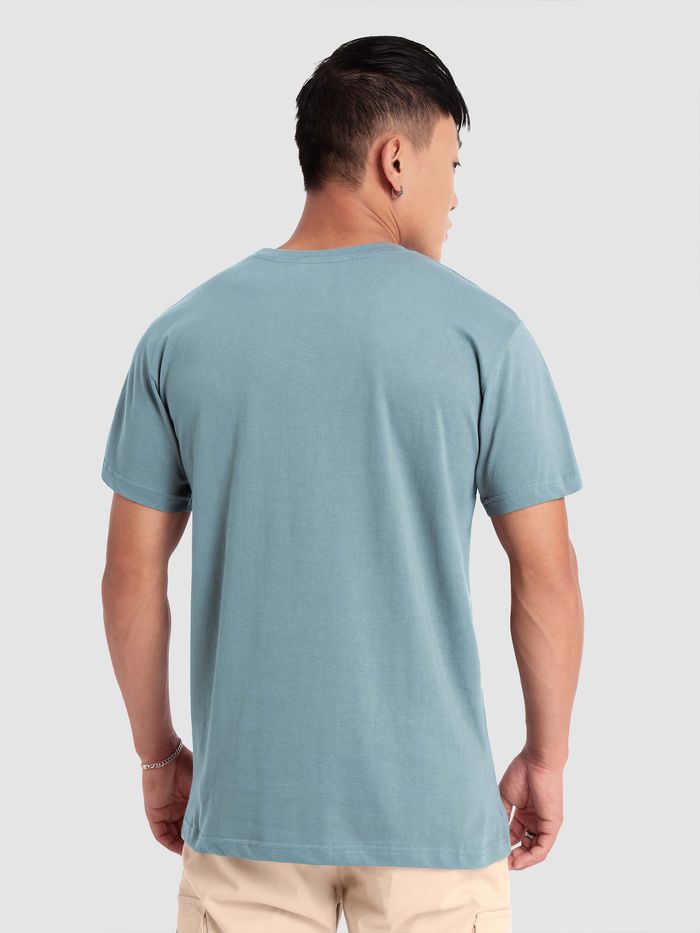 Dream Blue Plain T-Shirt - Image 2