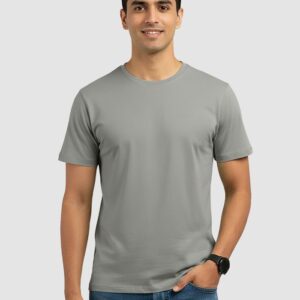 Grey Plain T-Shirt